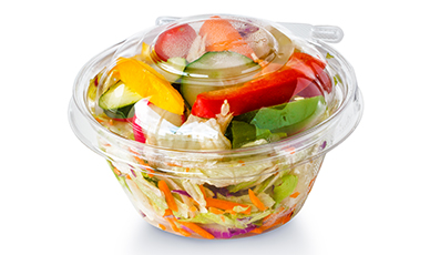 As embalagens plásticas facilitam a alimentação saudável.