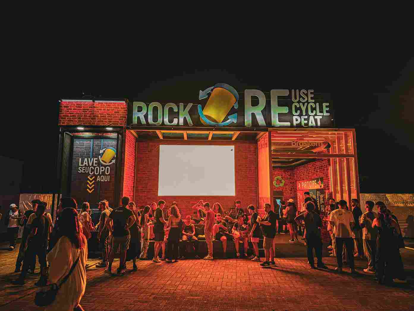 Ações da Braskem incentivam consumo consciente e descarte correto dos resíduos plásticos no Rock in Rio 